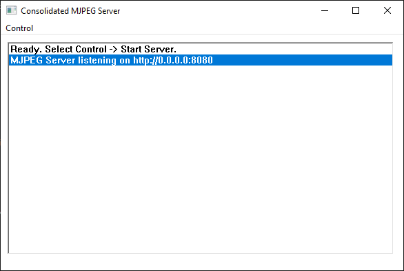 MJPEG Server Init
